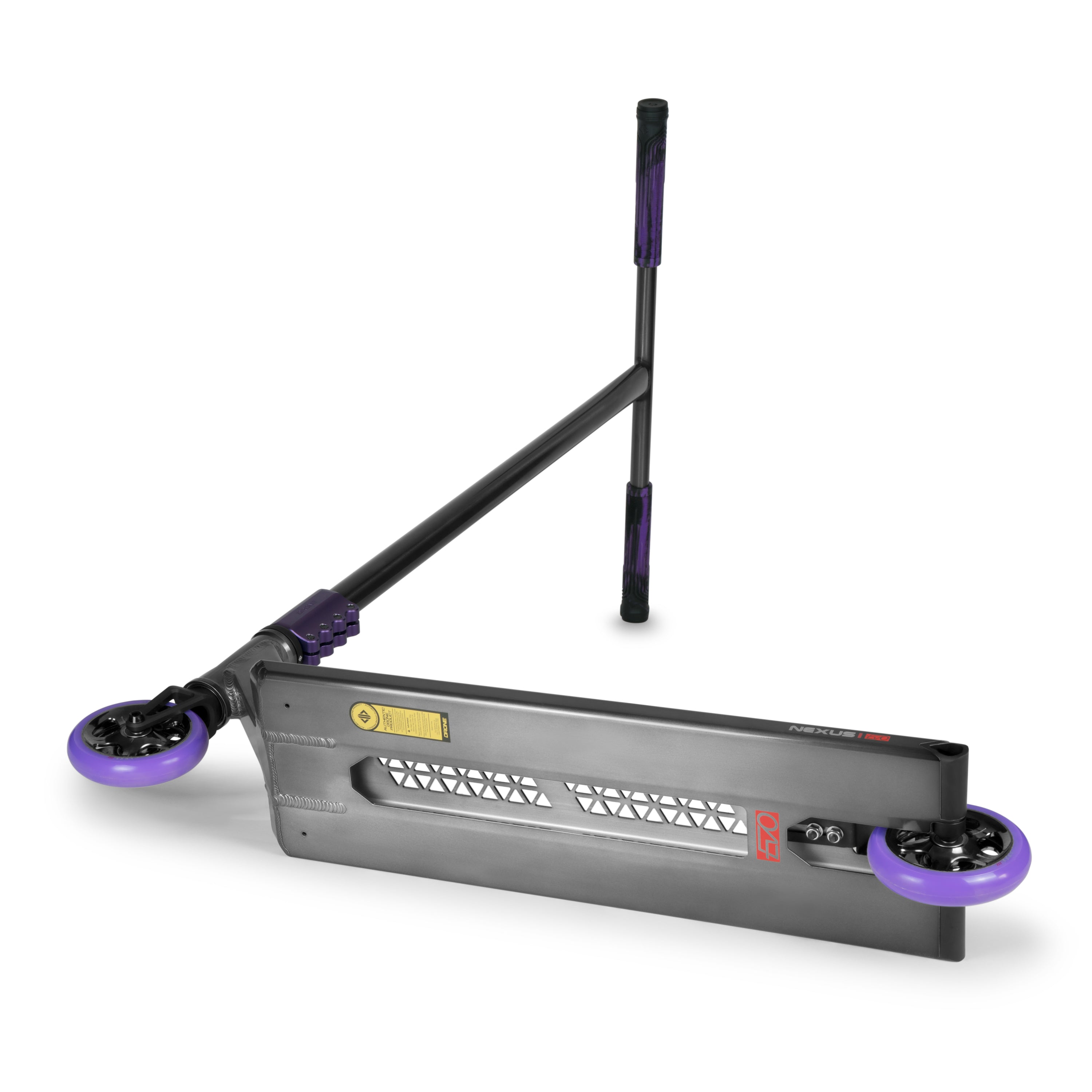 Nexus Evo 6.5" Complete Scooter - Smoked Chrome / Purple