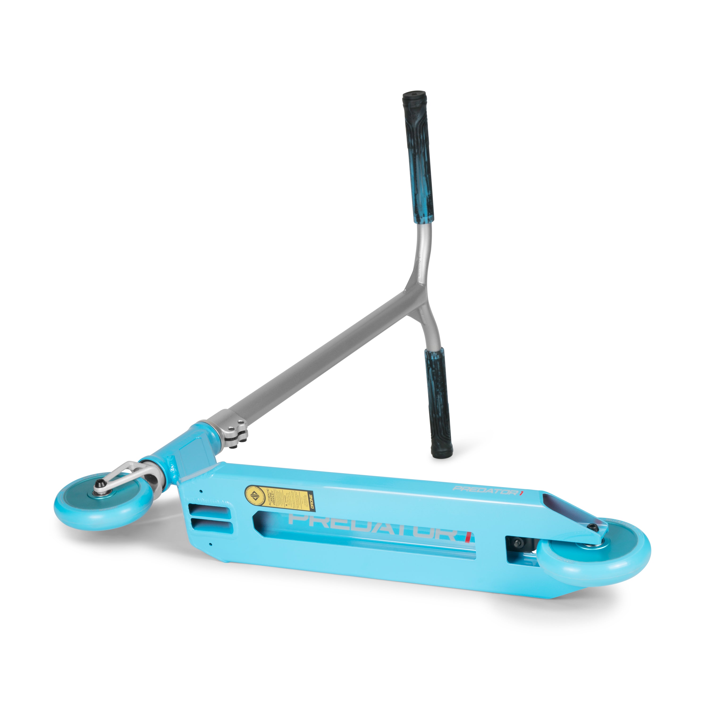 Predator 1 Complete Scooter - Cyan / Silver