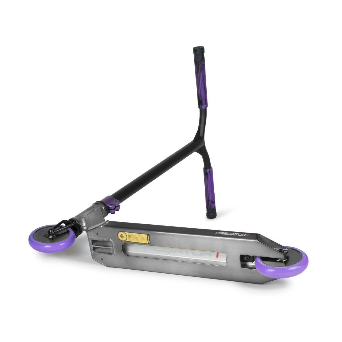 Predator 1 Complete Scooter - Smoked Chrome / Purple