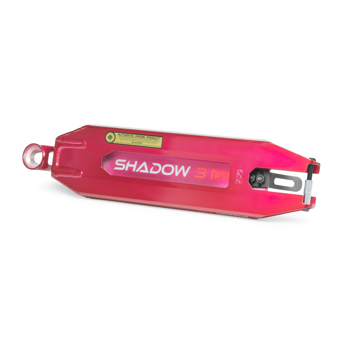 Shadow 3 Evo Feather-Light 4.9" Deck - Trans Red