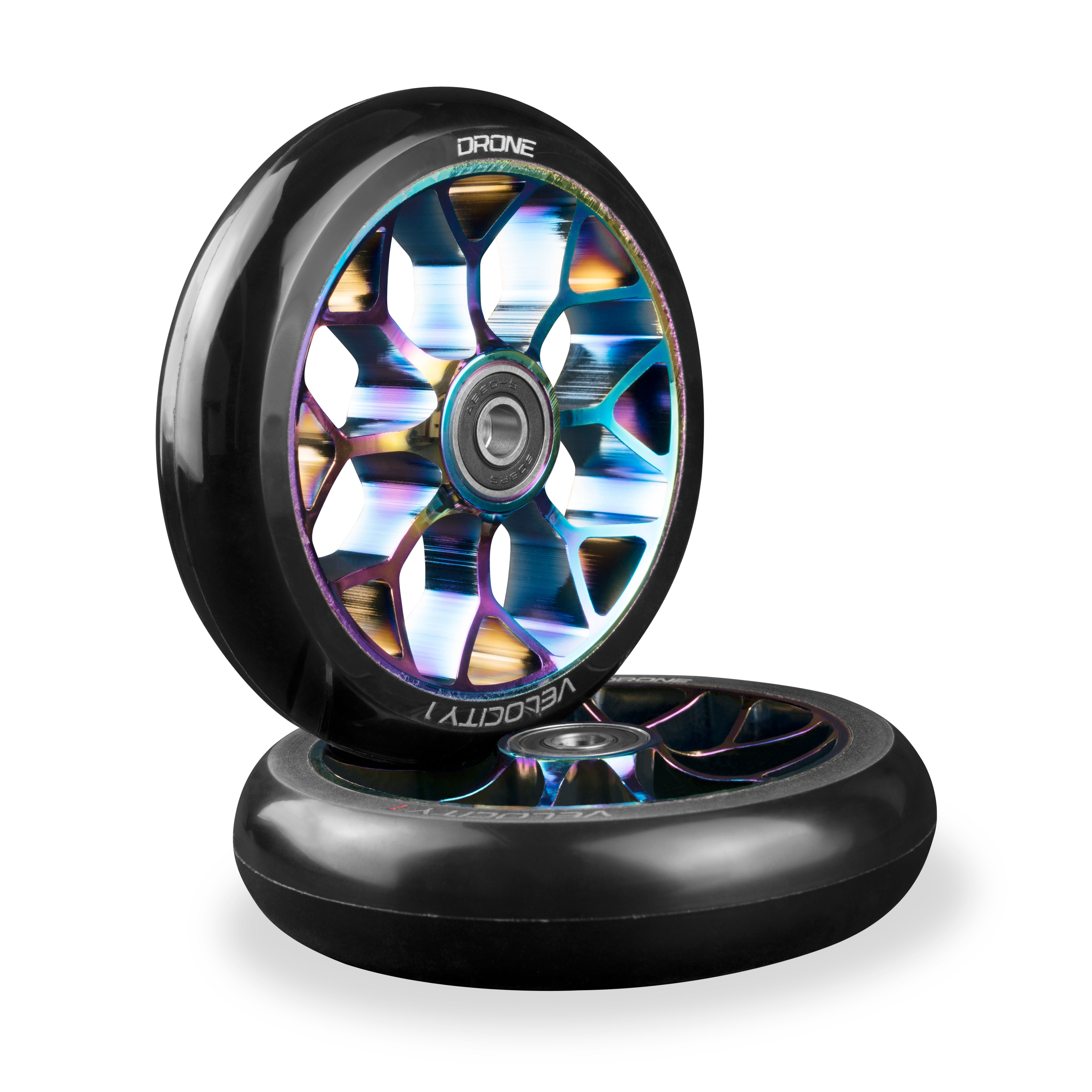 Velocity 110mm Spoked Super-Light Wheel - Neochrome